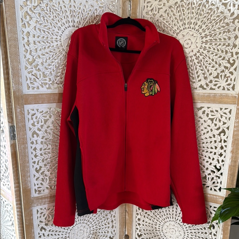 Red Chicago Blackhawks Jacket